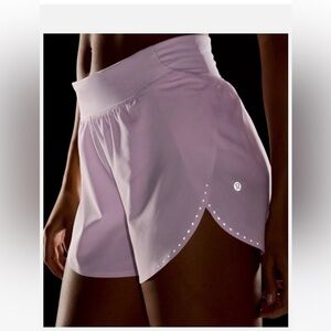 Lululemon Fast and Free 3” vitapink NWT - size 6